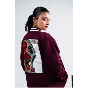 Chaquetas universitarias de colección de invierno OEM para hombres y mujeres patrón de letras bordado de chenilla suelta elegante - Product Image 4