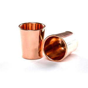 Copas de vino de cristal de Metal de cobre pulido brillante más buscadas Bebida saludable Agua El mejor precio para copas de cóctel de fiesta - Product Image 3
