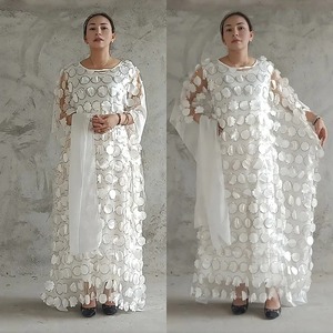 Personnalisé 2024 dernière conception modeste abaya femmes robe musulmane robe de mariée musulmane femmes robe musulmane robe élégante - Product Image 4