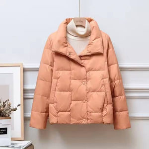 แจ็กเก็ตผ้าฝ้าย100% ใส่ได้ทั้งชายและหญิง, ใหม่แจ็คเก็ตผ้าฝ้ายด้านหน้าโลโก้พลัสไซส์ - Product Image 2