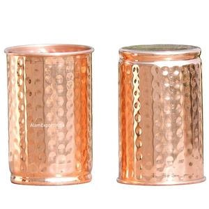 Conception martelée de meilleure qualité supérieure taille personnalisée brillante polie pour l'eau potable verre cadeaux pour les fêtes mariage maison déco - Product Image 1