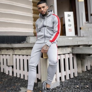 Chándal de Jogger informal con logotipo personalizado de tela de punto, ropa deportiva de dos piezas, Sudadera con capucha, traje para Unisex - Product Image 1