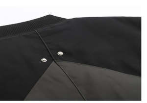 Veste rétro hip-hop personnalisée, veste de pilote, tissu personnalisé triple protection, personnalisation du logo, tissu en nylon de haute qualité, mouton - Product Image 5