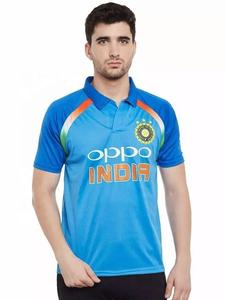 Cricket Team Shirt Manches Courtes Hommes Impression Numérique Col Tricoté Sublimé PK - Product Image 4