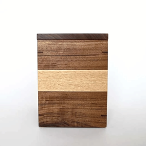 Vente en gros de style américain urne en bois personnalisée pour les cendres pour adultes du Vietnam fournitures funéraires - Product Image 4