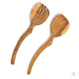 Juego de cubiertos de madera único para comer Juego de 2 cubiertos de diseño elegante Perfecto para eventos Vajilla Utensilio de comedor Calidad Premium - Product Image 2