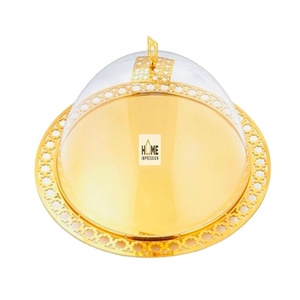 Soportes de pastel de metal y vidrio de lujo hechos a mano para interiores decorativos para herramientas de pastel de lujo Gulf - Product Image 1