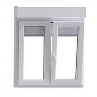 Fenêtre verticale insonorisée en PVC à double vitrage certifiée FSC CE pour hôtel