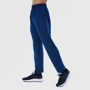 Time-Shift Lightweight <b>Waterproof</b> Teal <b>Trousers</b> for Men XL Size Mid Cotton Woven Colored Pleat for Outdoor Spring Activities - Product Image 3