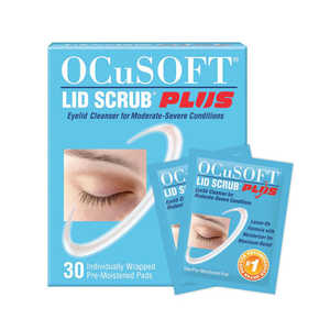 Nettoyant pour paupières pré-humidifié Ocusoft Extra Strength, 30 tampons pour essuyer et nettoyer - Product Image 2
