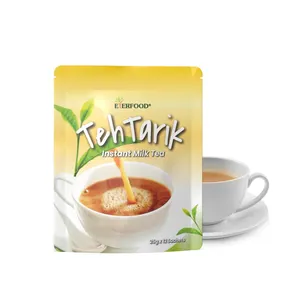 Etiqueta privada 3 en 1 Teh Tarik Instant Milk Tea 15 bolsitas por paquete Premix Tea Powder Beverages de Malasia