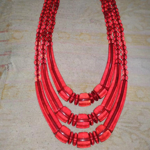 Collier en résine de perles rondes de qualité supérieure conception populaire produit de qualité collier en résine pour les filles fête Ware utilisation de mariage - Product Image 1