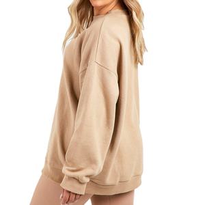 2025 nouveau Style Anti boulochage sweats couleur unie femmes sweats fabriqués au Pakistan grande taille femmes respirant sweats - Product Image 2