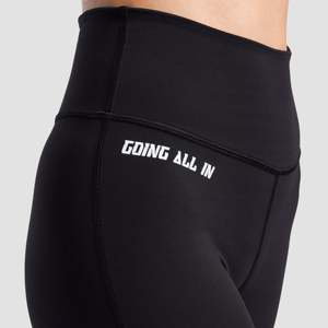 Leggings Deportivos Negros de Nylon Tejido Strike Performance, Sin Costuras, Transpirables, Talla XL, Conjuntos Casuales Deportivos con Logotipo Estampado para Gimnasio y Yoga - Product Image 5