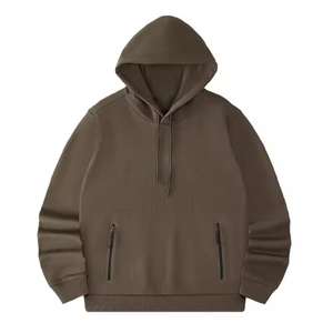 Algodón puro 360G Heavy Pullover Hoodie para hombres mujeres Color sólido deportes ocio invierno Gear primavera otoño deportes Hoodie Hood - Product Image 1