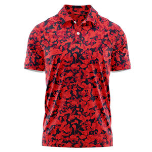 Polo de golf pour homme en polyester et élasthanne de haute qualité, séchage rapide, vêtements de sport de golf et de plein air, fabricant au Vietnam - Product Image 1