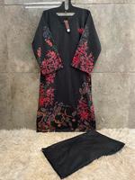 Conjunto de Shalwar Kameez de Algodón Estampado, Tela Importada, Elegante Ropa Étnica Pakistaní e India, Tallas XL 42 XXL 44, Venta al Por Mayor