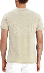 2025 Vintage microfibre hommes T-Shirt haute qualité bouton personnalisé bio doux grande taille 100% coton doux pour la peau - Product Image 3