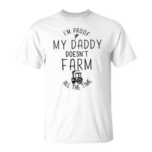T-shirt promozionale personalizzata 'Daddy's Farmer' per papà - Product Image 1