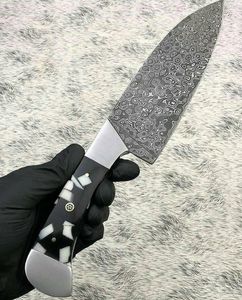 Juego de Cuchillos de 5 Piezas de Acero de Damasco Hecho a Mano, Servicio OEM/ODM Personalizado de Alta Calidad, Ambidiestro, 67 Capas, Duradero y Afilado - Product Image 6