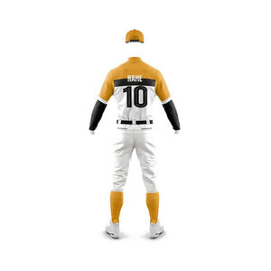 Uniforme de Béisbol Transpirable de Secado Rápido con Cuello Redondo para Hombre y Mujer, Kits Personalizables de Alta Calidad 100% Poliéster - Product Image 4