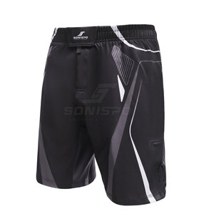 Shorts d'entraînement MMA pour hommes de haute qualité et confortables, 100% polyester, logo personnalisé, vêtements de sport, couleurs personnalisées, arts martiaux - Product Image 6