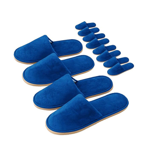 รองเท้าแตะโรงแรมหรูนุ่มสบายกันลื่นในห้องพักแขกใช้โลโก้ออกแบบได้เองระบายอากาศได้หัวรอบเท้าเหล็ก - Product Image 4