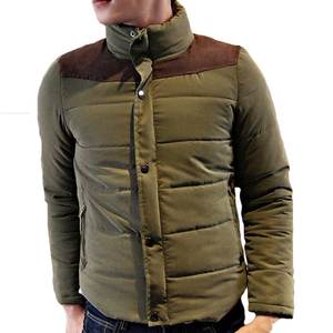 Manteau d'hiver rembourré à bulles de conception personnalisée OEM 2025 Veste d'extérieur en polyester noir pour hommes - Product Image 6