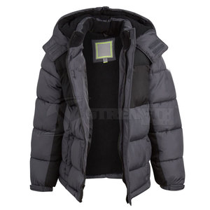 OEM servicio hombres burbuja chaqueta Stand Collar tamaño personalizado con capucha a prueba de viento ligero al por mayor - Product Image 2