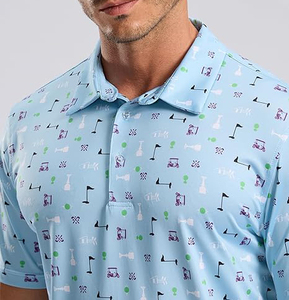 OEM personalizado 100% algodón para Polo diseño de patrón sólido uniforme de punto ropa para ropa informal de los hombres - Product Image 3