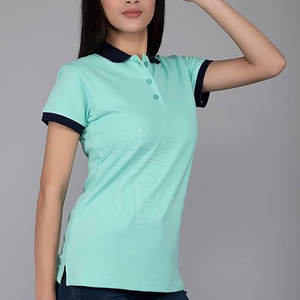 Polos pour femmes sur mesure Polos pour femmes en polyester Polos pour femmes de la meilleure qualité - Product Image 3
