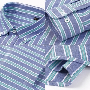 Camisas de talla grande para hombre, camisa Oxford de algodón 100% de calidad para hombre, manga larga para hombre, comodidad transpirable - Product Image 5