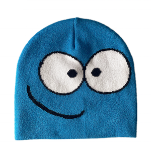 Bonnet en tricot Jacquard personnalisé broderie 3D motif animal chapeau d'hiver en acrylique doux Y2K Streetwear mode unisexe - Product Image 5