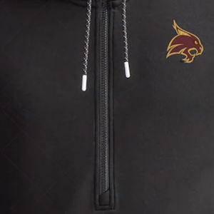 Sweat à capuche pour homme, demi-zip, sweat à capuche personnalisé avec logo des Bobcats de l'État du Texas, sport athlétique, décontracté, à capuche, vente en gros - Product Image 3