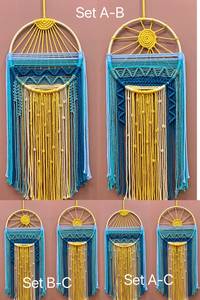 Atrapasueños hechos a mano con flores para colgar en la pared decoración de boda para el hogar Festival de Navidad Cra - Product Image 4