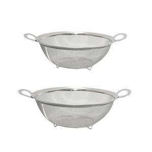 Passoire compacte en acier inoxydable avec design empilable rend le stockage simple et garde les comptoirs de cuisine organisés - Product Image 4