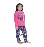 Fabricant OEM, robe de princesse pour filles 100% coton imprimée, manches courtes, vêtements de nuit respirants pour l'été, ensemble de pyjama, fournisseur en gros