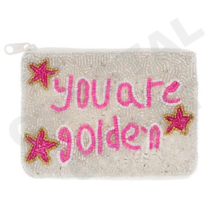 Pochette à monnaie USA Portefeuille personnalisé en perles de rocaille Beau cadeau de maman-Design coeurs pour filles - Product Image 6