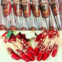 Cône de henné rouge cerise Golecha |   25 g par pièce