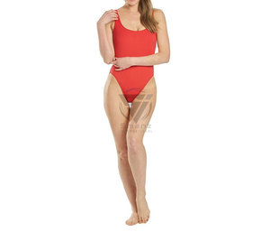 Nouveau Maillot de Bain Une Pièce Sexy à Lacets Couleur Unie pour Femme en Spandex/Polyester Respirant et Séchage Rapide 2025 - Product Image 4