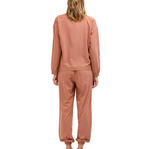 Tenues de sport automne-hiver pour femmes, ensembles 2 pièces, veste décontractée à fermeture éclair et patchwork, pantalon moulant, jogging, survêtement - Product Image 2