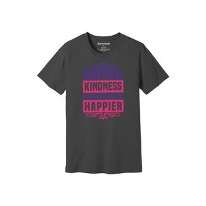 Camiseta de algodón 100% con temas de bondad, estampado de estilo informal, 12 opciones de color, 160-180, colocación de diseño personalizable GSM pesado - Product Image 3