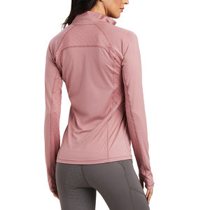 Venta al por mayor nuevas mujeres ecuestre superior caballo espectáculo camisa superior de manga larga de competición camisetas de equitación con logotipo personalizado - Product Image 2