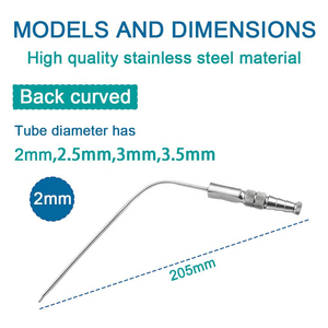 Tubo de succión nasal de acero inoxidable de alta calidad Tubo de succión Frazier reutilizable Venta caliente Instrumentos quirúrgicos - Product Image 3