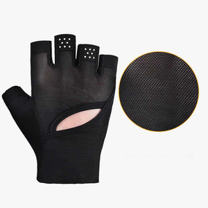 Nouveaux gants de sport de cyclisme sans doigts respirants et écologiques en gros, de haute qualité, couleur personnalisée, logo en cuir, demi-doigts - Product Image 4