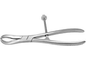 Fórceps de sujeción de hueso quirúrgico ortopédico personalizados Abrazadera manual de acero inoxidable con material de plástico y titanio - Product Image 3