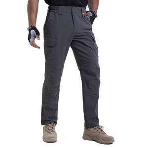 Pantalones Softshell para hombre, resistentes al agua, a prueba de viento, cálidos, transpirables, al aire libre para senderismo, tela duradera, ropa elegante y cómoda - Product Image 6