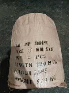 Meilleure vente haute résistance 16MM * 4S * 220M rouge blanc bleu PP corde de pêche 57.40KGS pour l'emballage de l'Agriculture 2 pièces/sac - Product Image 5