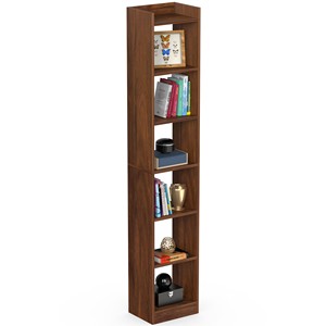 BLUEWUD Asburg étagère en bois d'ingénierie armoire étagère à livres organisateur avec étagères pour décor vitrine debout au sol - Product Image 3