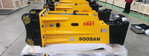 Disjoncteur hydraulique SB 81 BOX Type adapté aux excavatrices lourdes avec 18-26 tonnes de bonne qualité pour démolir les roches dures et le travail. - Product Image 2